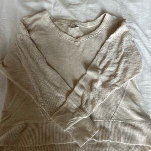 Aerie Offline Cozy Cream Sweater